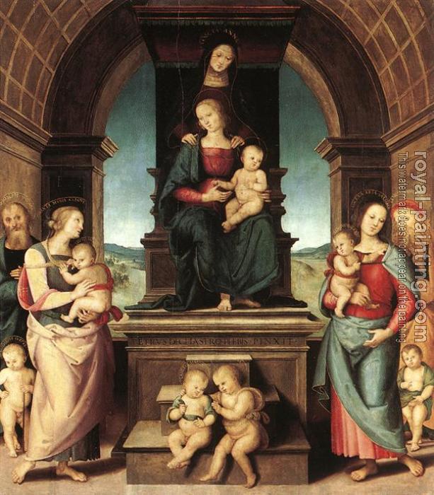 Pietro Perugino : The Family of the Madonna